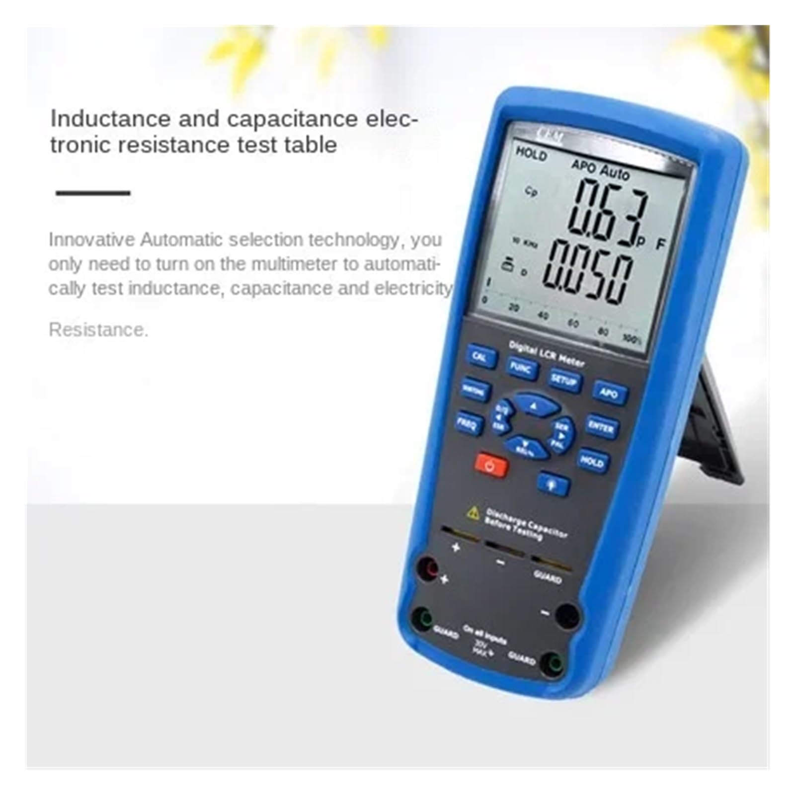 Multímetro De Prueba LCR DT-9935 Multímetro Digital Profesional De Resistencia Y Capacitancia De Inductancia