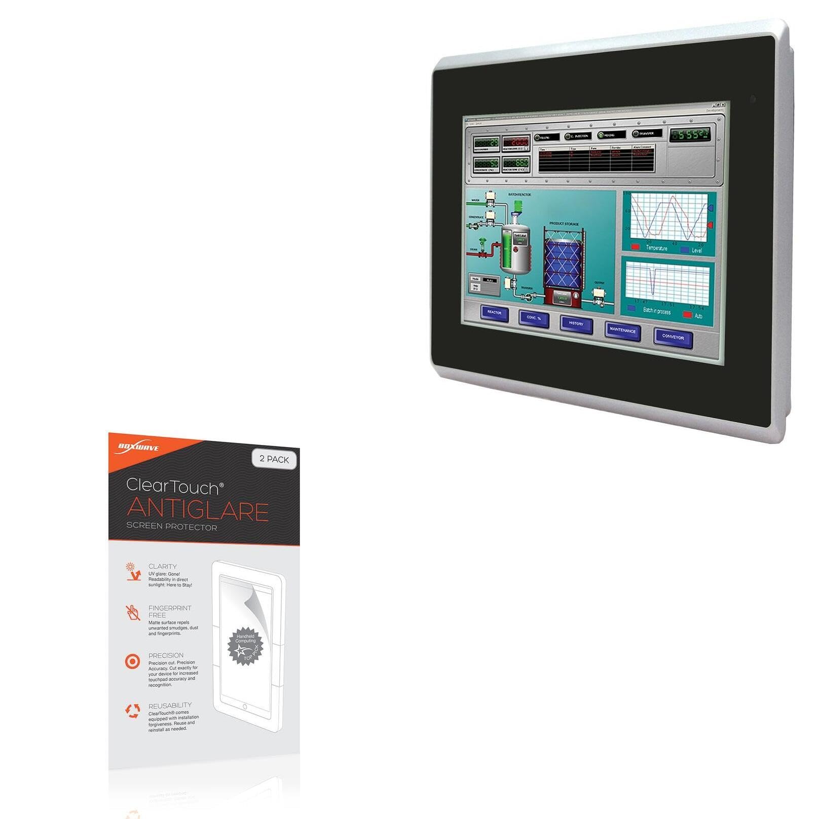 BoxWave Screen Protector Compatible With AIS HMI-TCND0U-07AC - ClearTouch Anti-Glare (2-Pack), Anti-Fingerprint Matte Film Skin