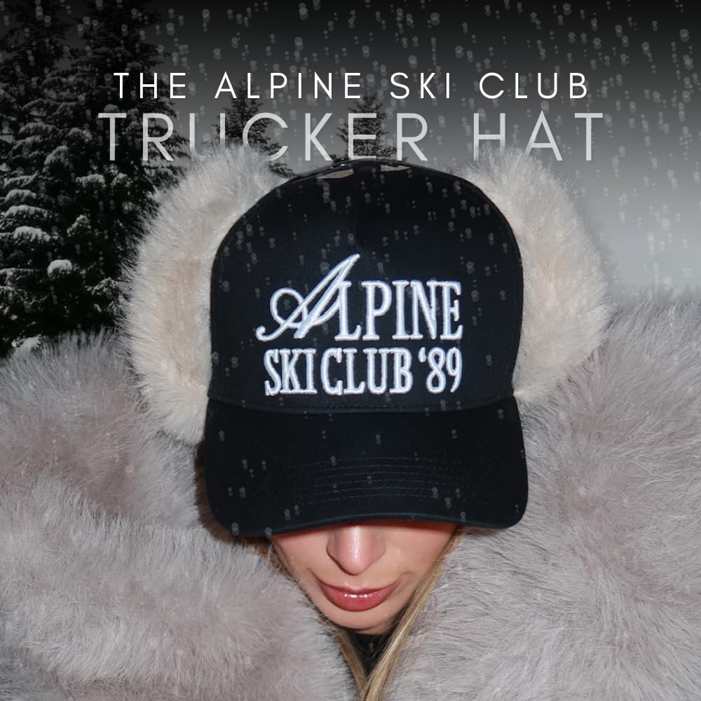 Vintage Fashion Trucker Hat | Men & Women | Trendy Cute Retro Red Caps for Country & Western | Camo Fur Cotton | Snapback - Image 4