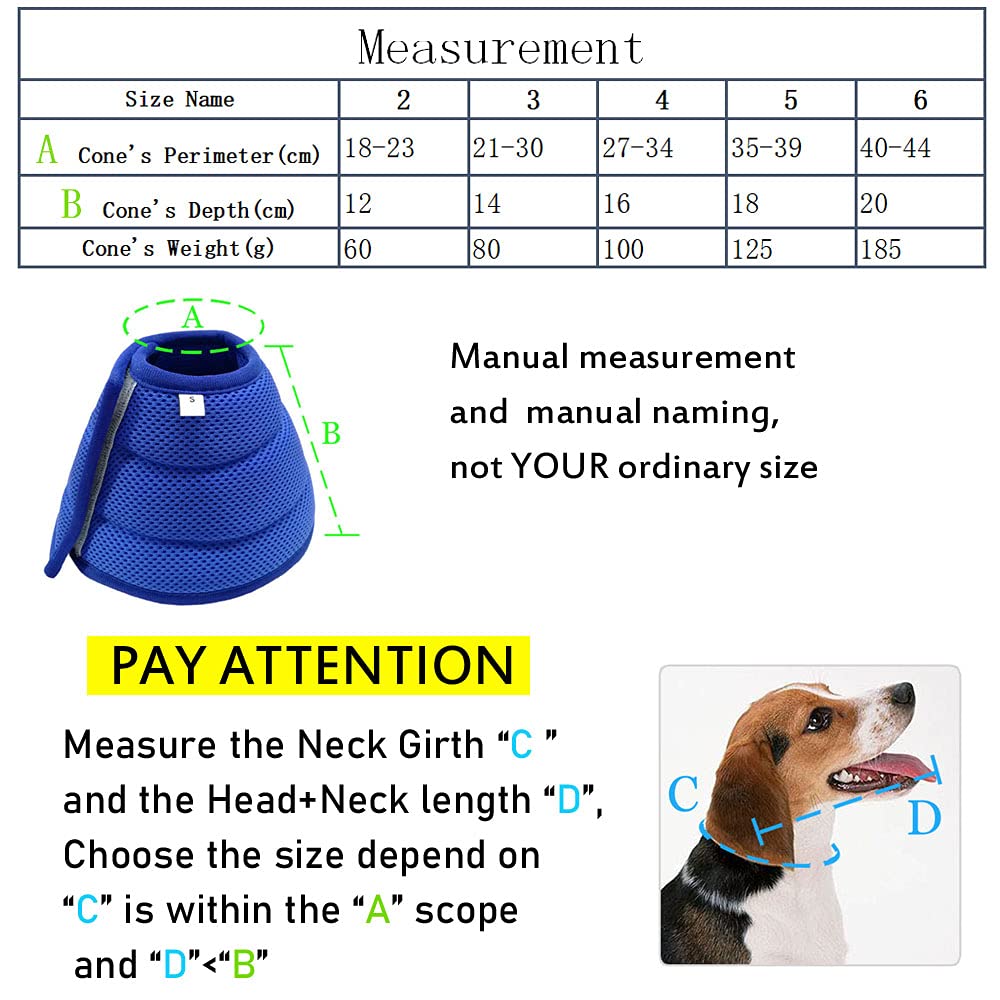 Vetoo Genesungshalsband Für Haustiere – Weicher E-Collar Aus Netz, Atmungsaktiv
