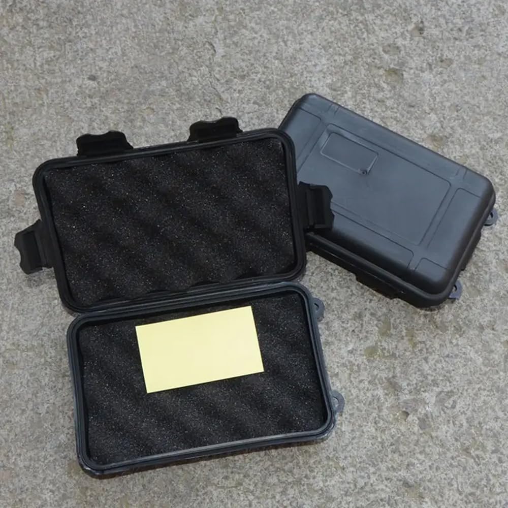 Compact Small EDC Tool and Survival Storage Box–Ideal for Camping, Travel, and Everyday Carry–Shockproof,Pressure-Resistant,Waterproof,and Airtight 13 * 8 * 4cm