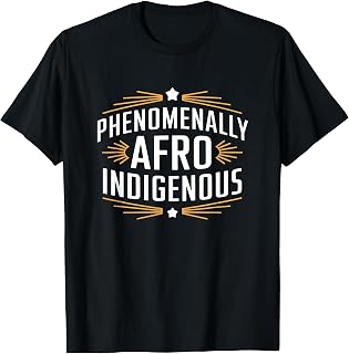 Vintage Afro Native American Indigenous Heritage Pride Style T-Shirt