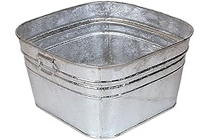 Behrens 62 Hot Dipped Galvanized Steel Wash Tubs (Large in 15 Gallon Capacity)
