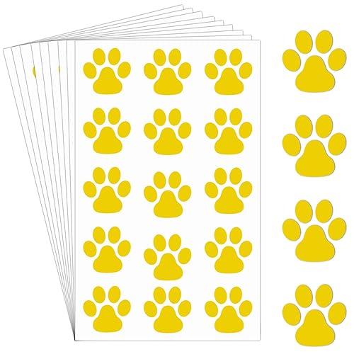 20 hojas, 300 unidades, tatuajes temporales, patas y pies, tatuajes temporales extraíbles para mujeres y niñas, cara y cuerpo (amarillo)