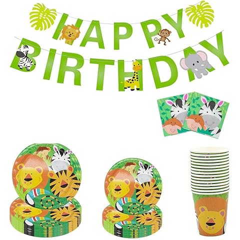 BOX And Tree Jungle Safari Tableware Kit Cover