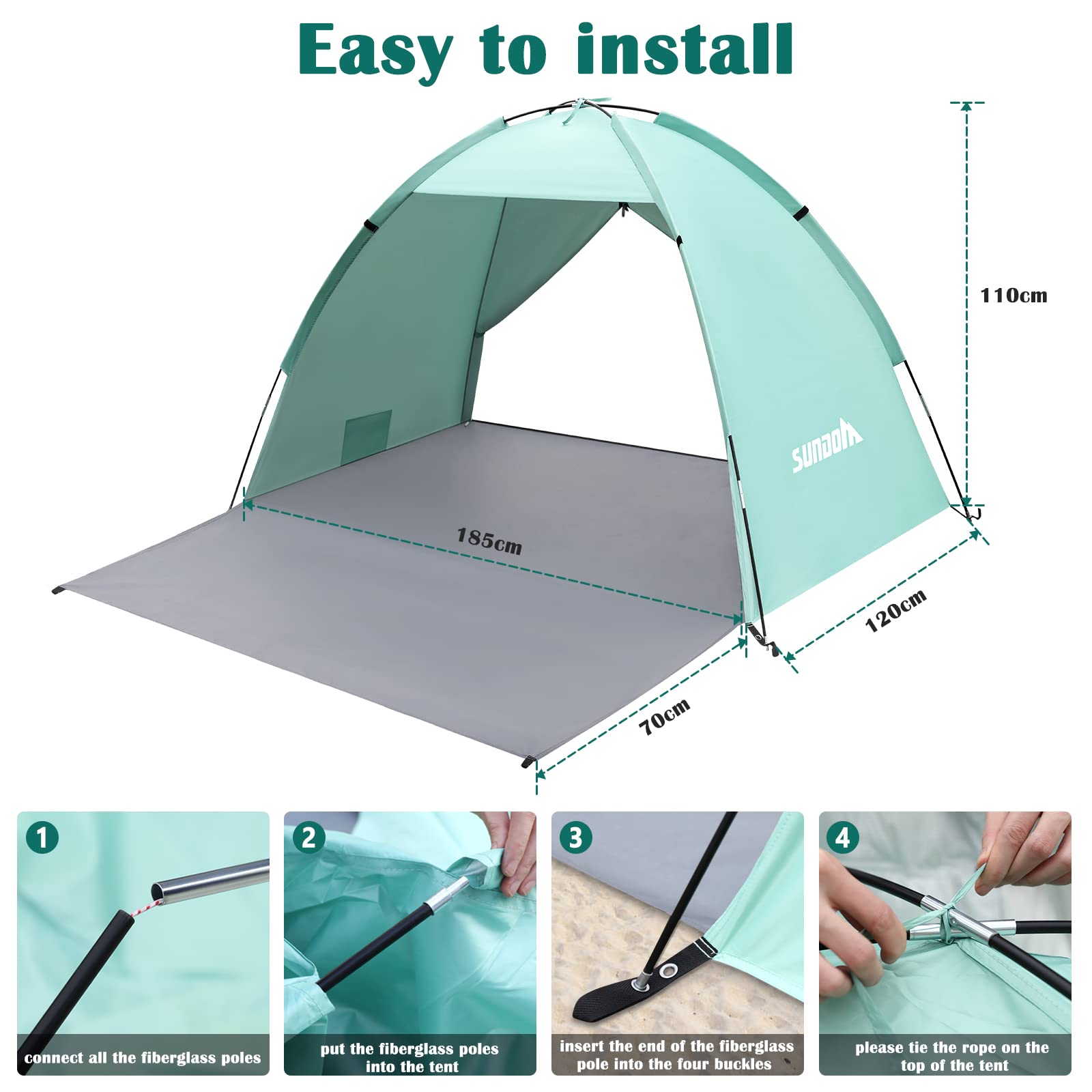 Strandschelptent