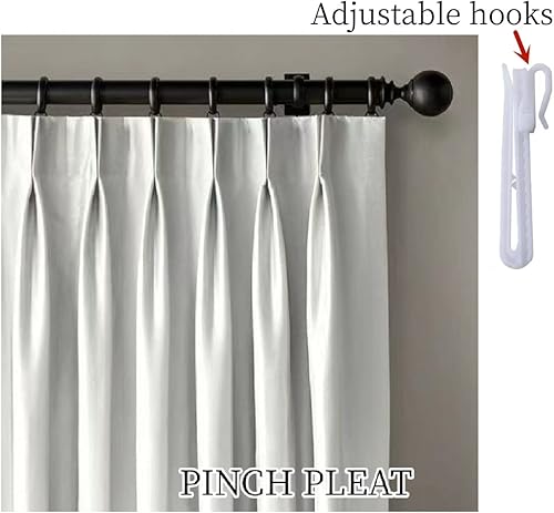 Miniatura 3 de ILUOGUDU Cortinas florales semiopacas para sala de estar, 96 pulgadas de largo, mezcla de lino y algodón, paneles de cortina bohemios para ventana,