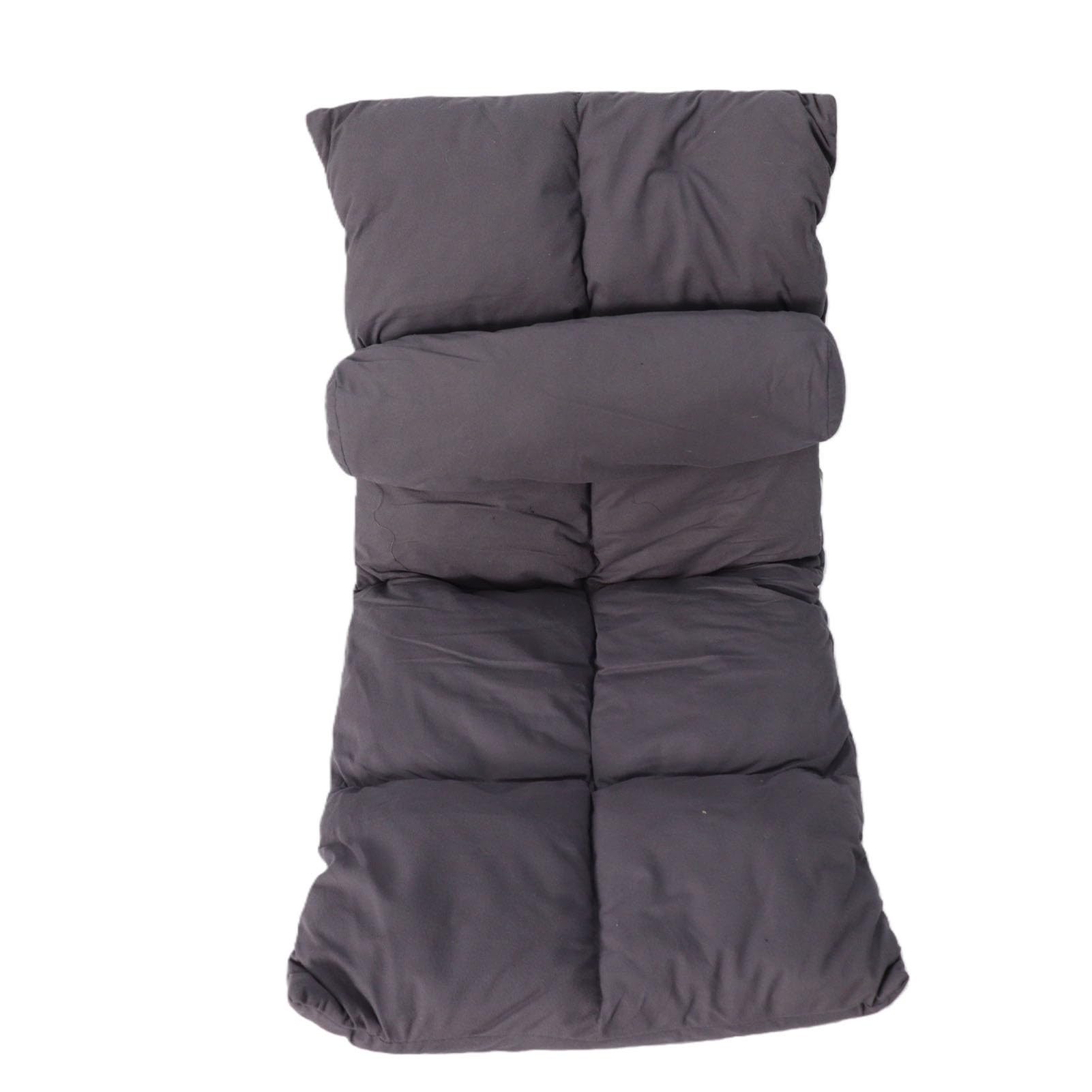 Eujgoov Silla de Suelo Plegable, Tela Suave, Respaldo Ajustable, sofá de Suelo para Meditación y Juegos, Ideal para Adultos y Niños (Gray)