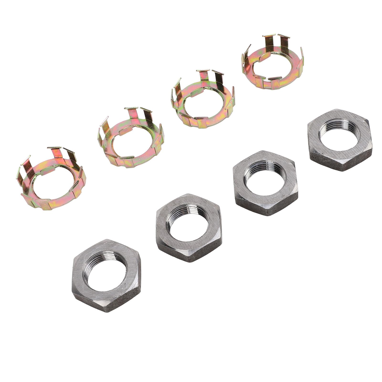 Metalowy element ustalający nakrętki wrzeciona koła przyczepy Łatwy montaż Solidny element ustalający nakrętki osi koła dla osi od 2K do 7K