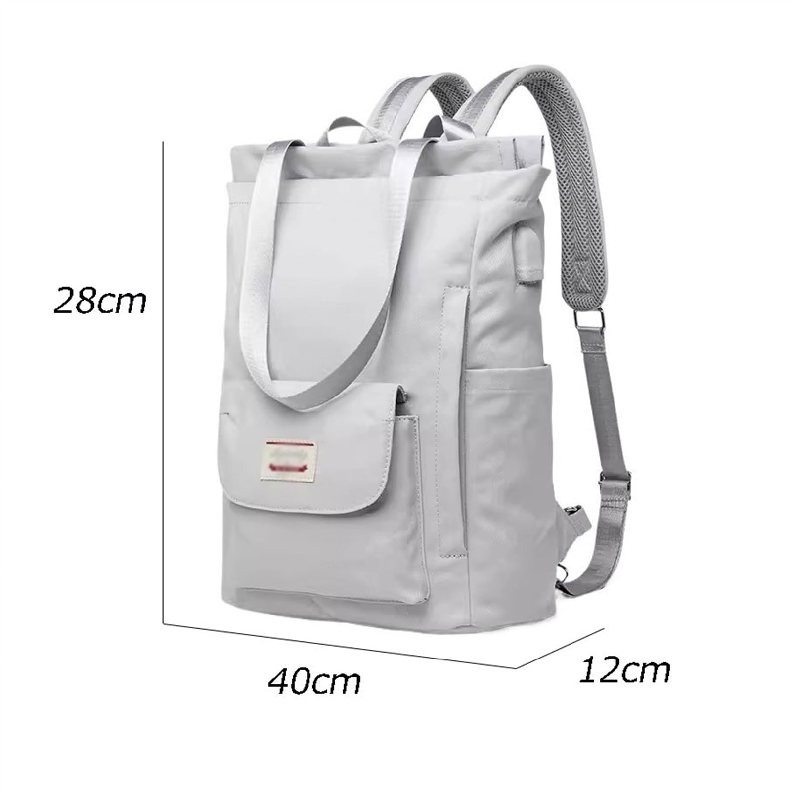 Ufficio Borsa a tracolla di grande capacità multifunzionale for laptop da 15,6 pollici antiurto casual Zaini for studenti Cartella