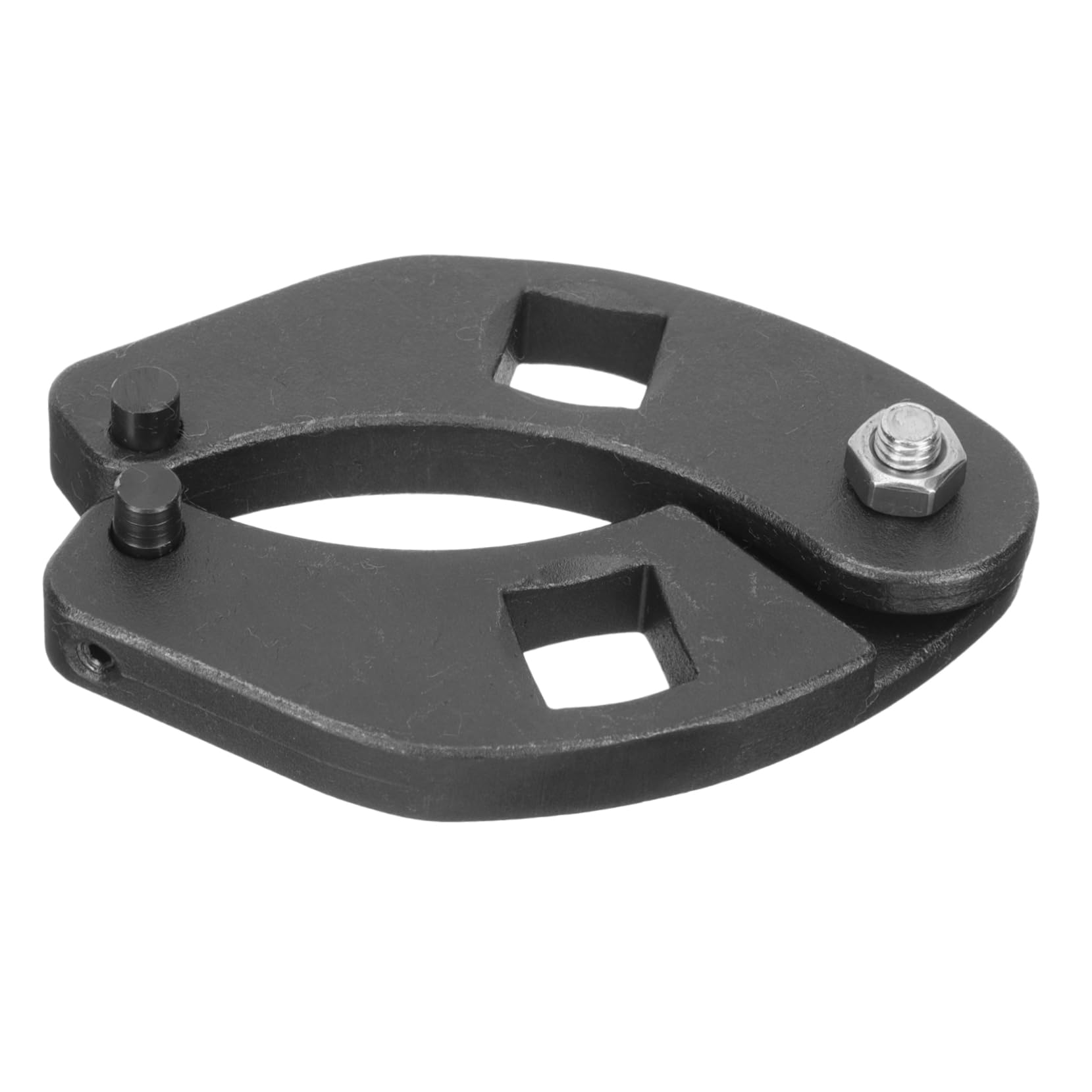 DOITOOL Llave Inglesa Ajustable Pequeña para Tuercas de Cilindro Hidráulico Pasador Reversible y Material de Hierro para Equipos de Construcción y Cargadores Agrícolas