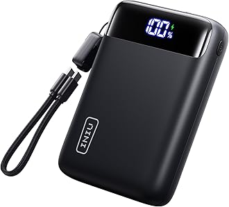 INIU Portable Charger, Smallest 22.5W 20000mAh USB C in & Out Power Bank Fast Charging, PD 3.0+QC 4.0 LED Display Phone Battery Pack Compatible with iPhone 17 16 15 14 Pro Samsung S24 Google iPad etc