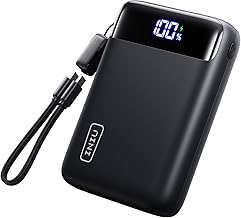 INIU Portable Charger, Smallest 22.5W 20000mAh USB C in & Out Power Bank Fast Charging, PD 3.0+QC 4.0 LED Display Phone Battery Pack Compatible with iPhone 17 16 15 14 Pro Samsung S24 Google iPad etc