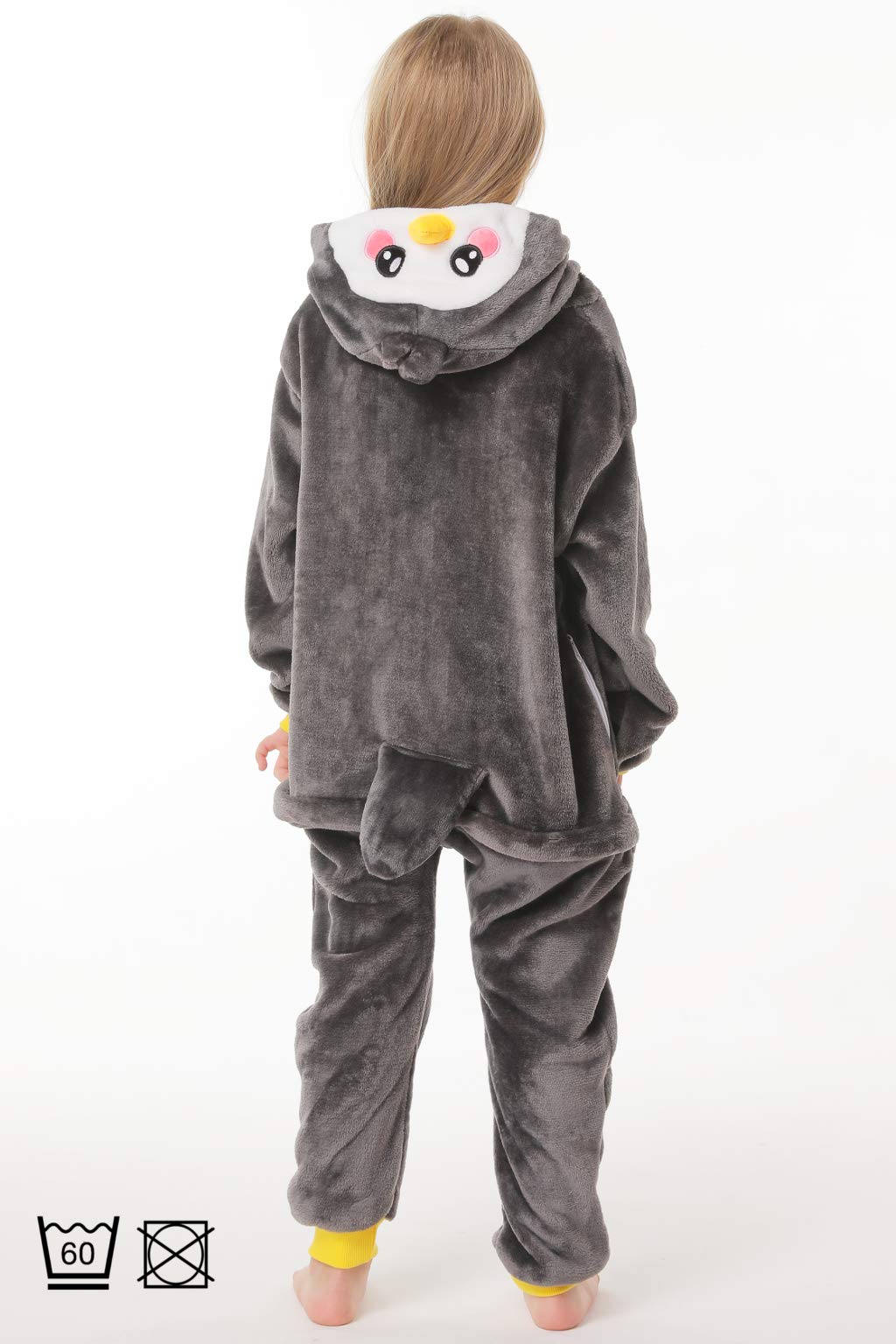 Pablo the Pingwin Onesie kombinezon kostium dla dzieci 130-150 cm czarny