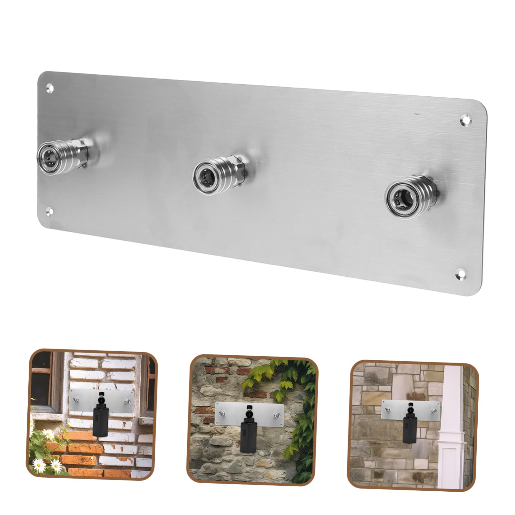 1juego Soporte De Boquillas para Hidrolavadora Organizador De Accesorios De Limpieza Montaje Pared Compatible Conectores Rápidos De Diseño Duradero y Funcional