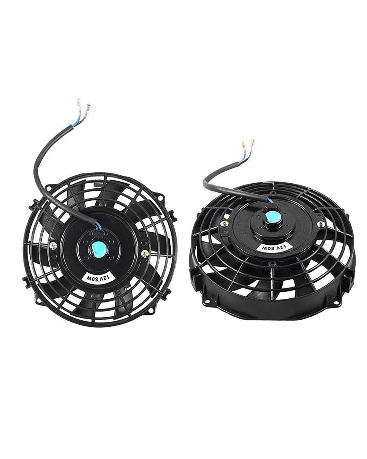 Auto Ventilatore Radiatore KIT ELETTROVENTOLA DA 9" POLLICI RADIATORE RAFFREDDAMENTO OLIO AUTOMOTIVE UNIVERSALE SLIM RAFFREDDAMENTO 12V 80W Engine Cooling Fan Assembly