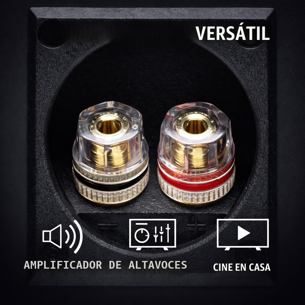 DCSk BLca – 100m - 2 x 2.5mm² - Cable para altavoces – Cable CCA para altavoces, Adecuado parapara receptores, sistemas estéreo, audio y Hifi, Transparente