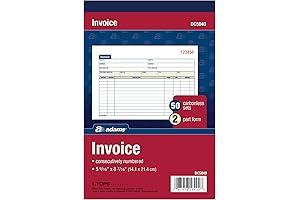 Adams Invoice Book: Streamline Invoice Management