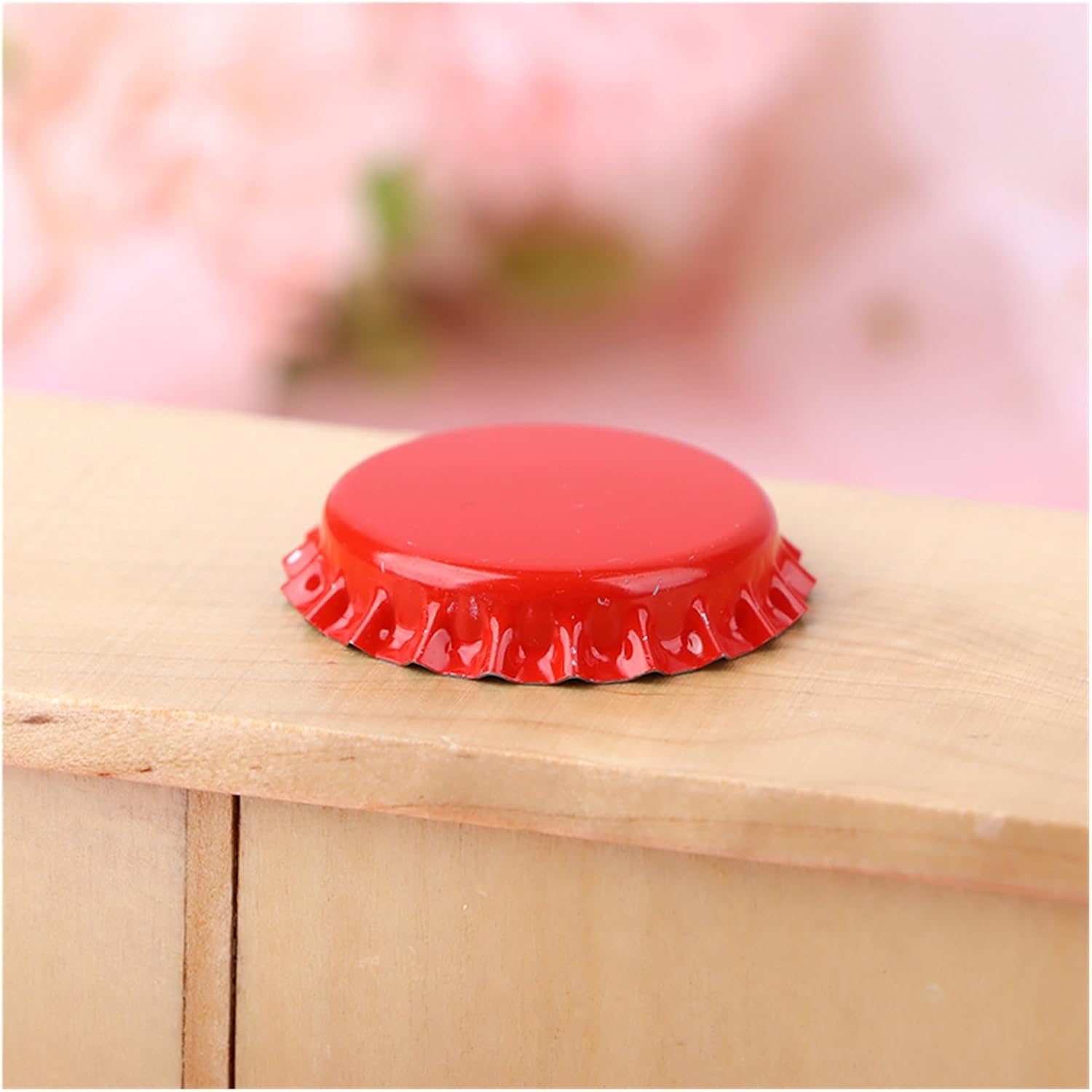 100Pcs Beer Bottle Cap Lids for DIY Homebrew Bar Tools Craft Capping Bottling Caps(Black)
