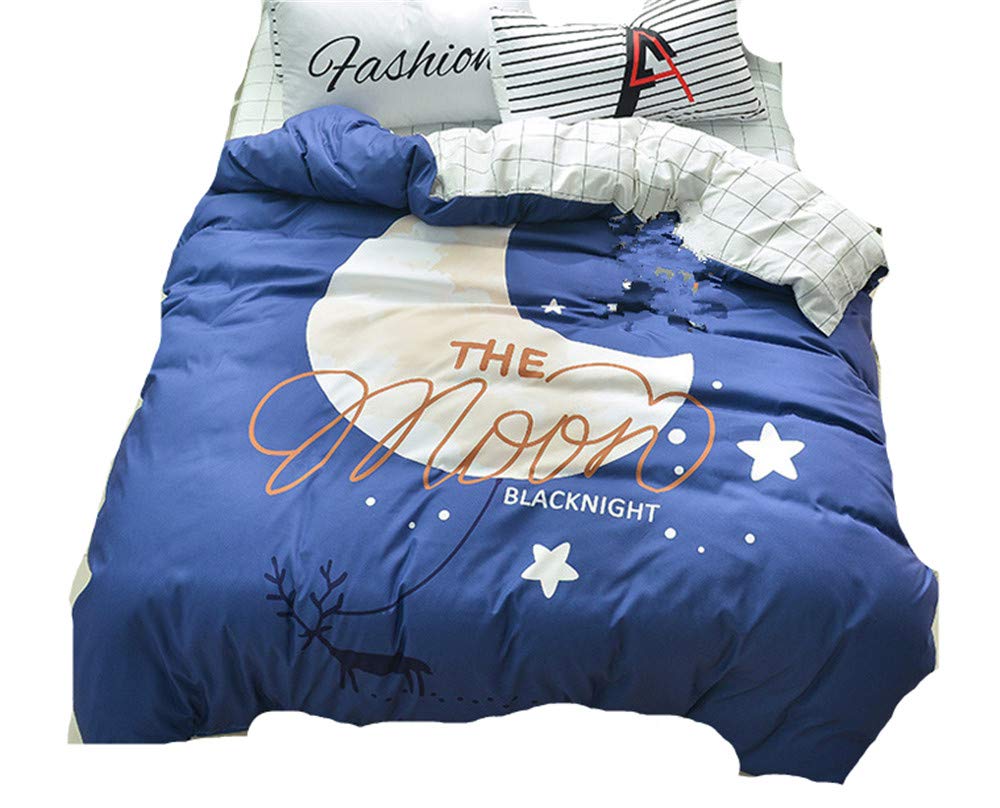 Drap de lit dessin animé en coton respirant et durable pour lit enfant