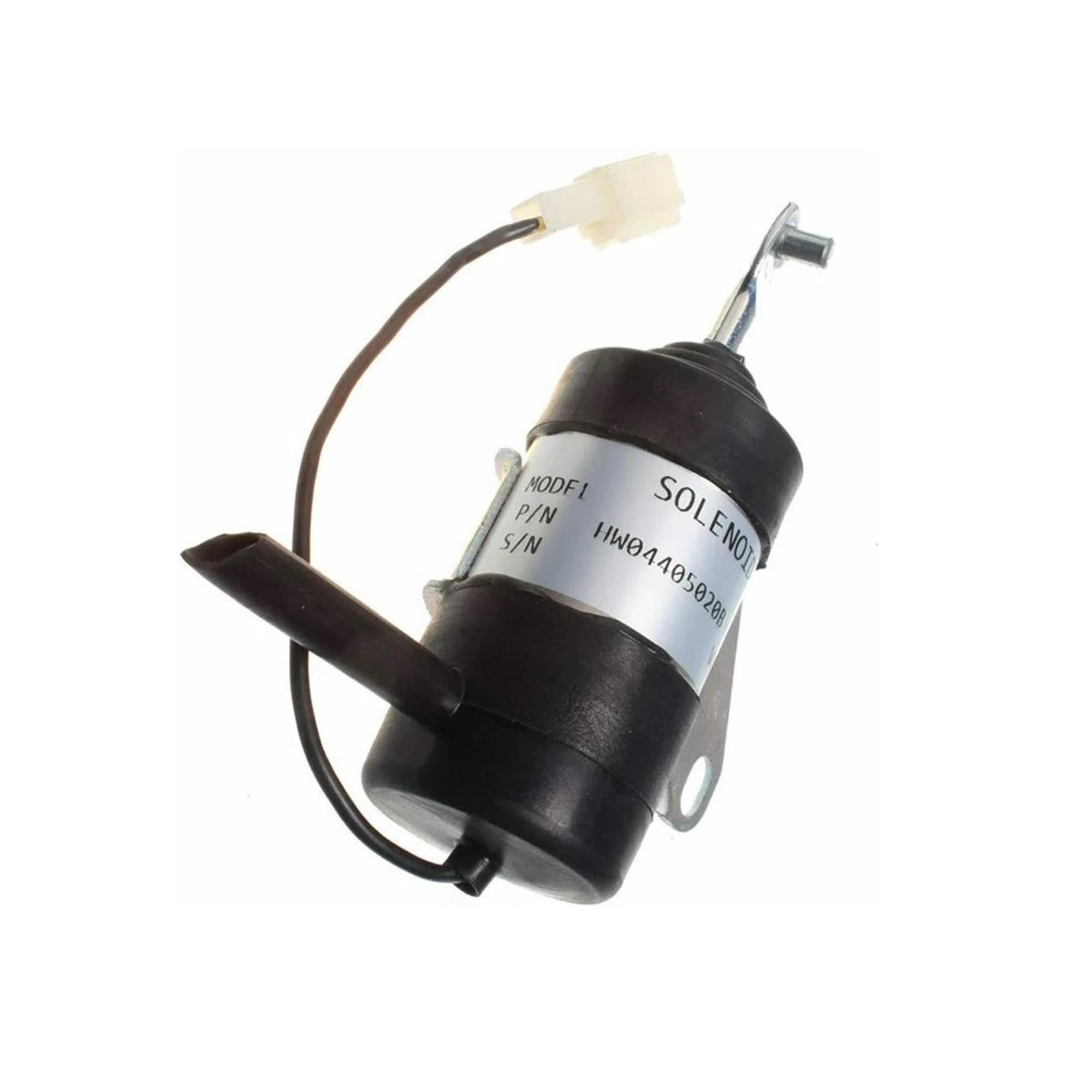 Solenoide de corte de combustible Solenoide de control del acelerador de 12 V, solenoide de corte de combustible 6670776, compatible con motores 316, 319 y 320