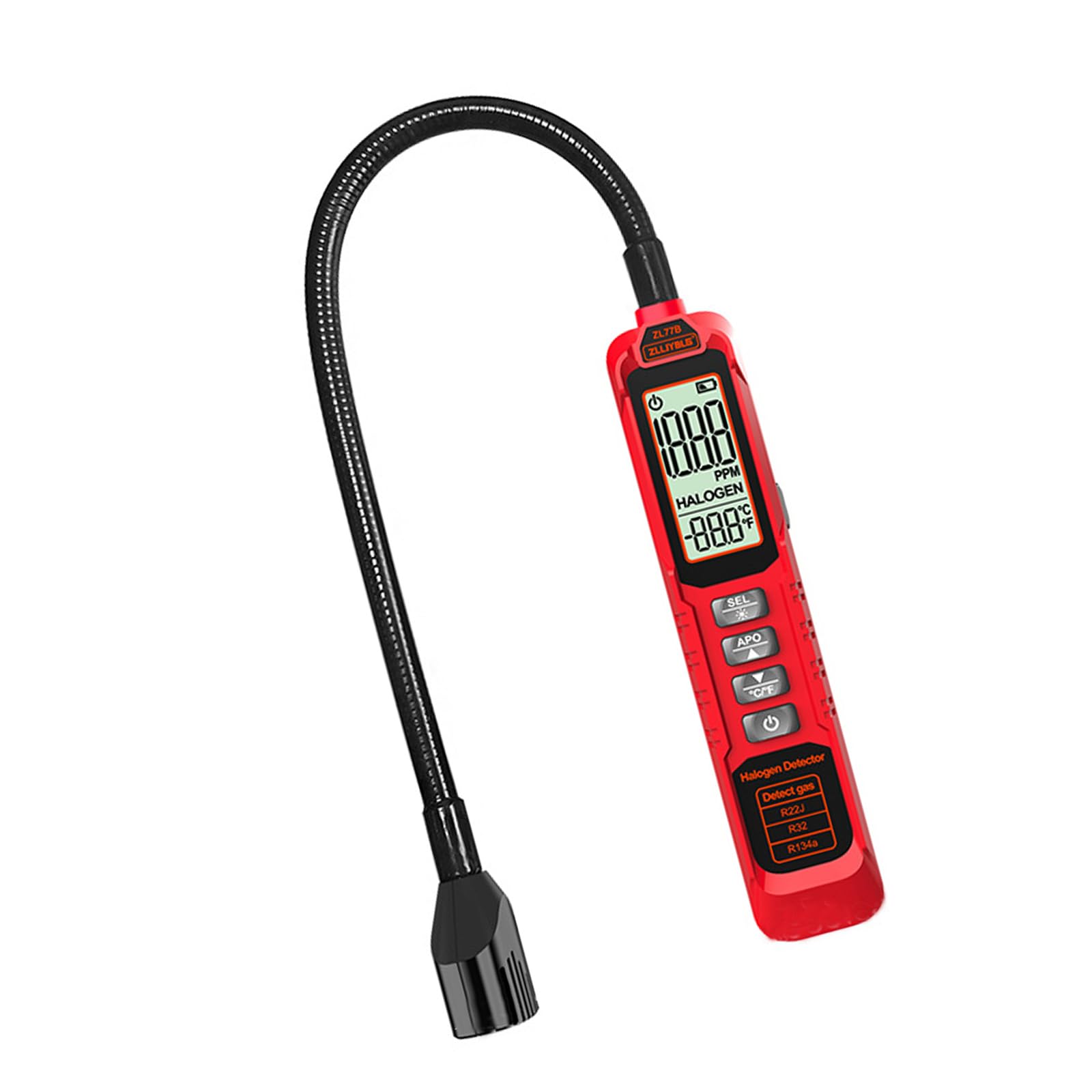 Hdoytxxm Gl77a Leak Detector Cfcs Hcfcs Tester With Alarm Tester Hvac Air Conditioning