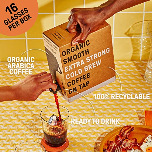 Wandering Bear Cold Brew Coffee, Hazelnut & Caramel Bundle, 96oz, 2 pack - Organic, Smooth, Shelf-Stable, and Ready to Drink
