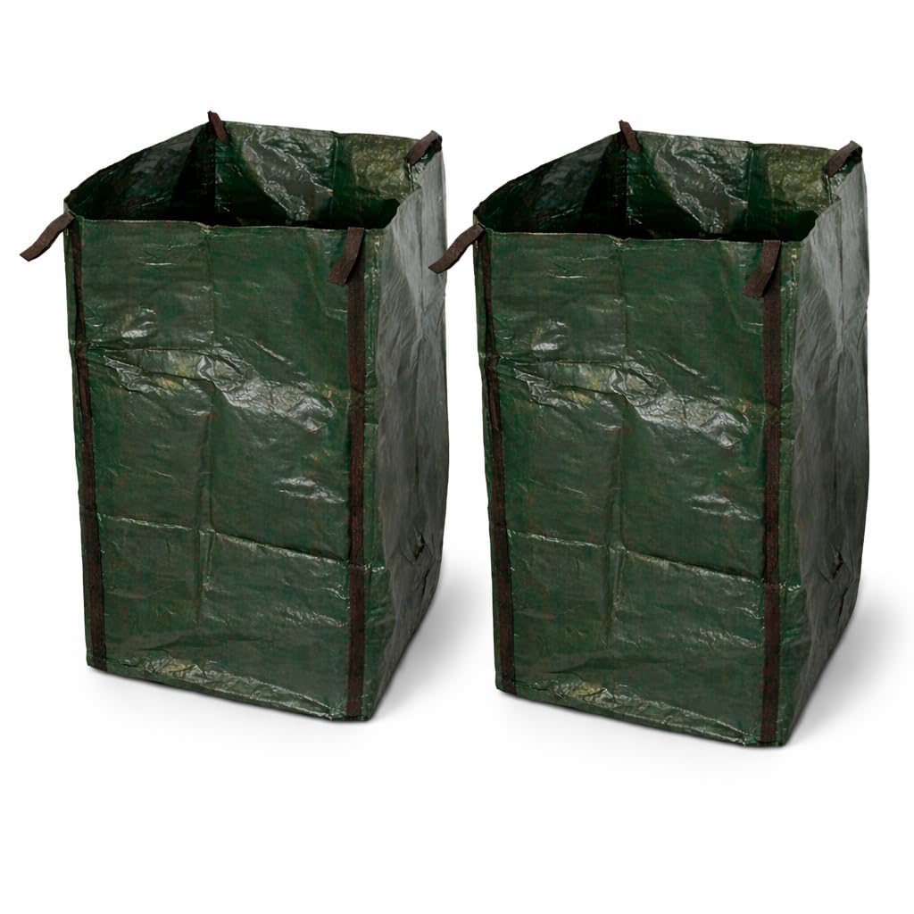 JD Brands Heavy Duty Garden Sack 360 Litres | Large Reusable Garden Waste Bag | Strong Handles for Leaves, Grass & Hedge Cuttings (2)