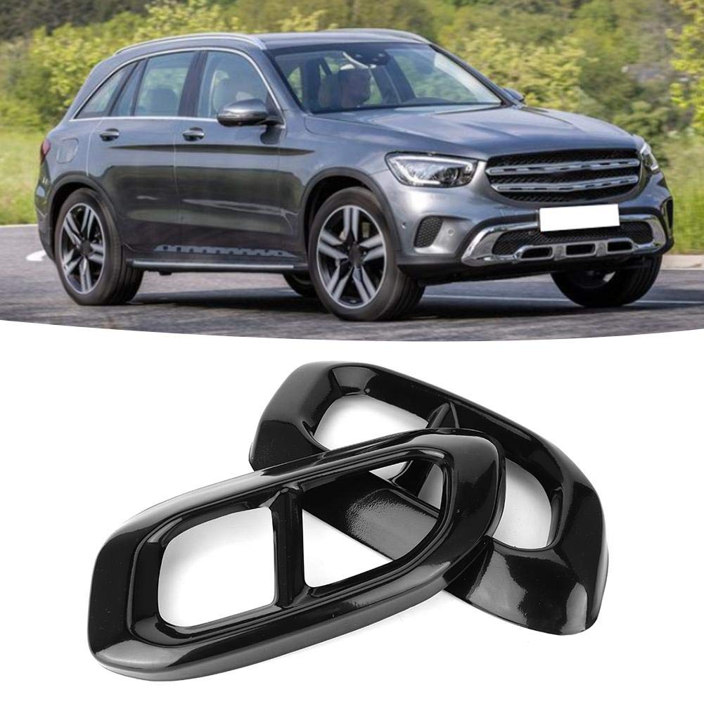 Yctze Coperchio del tubo di scarico, 2 pezzi in acciaio inossidabile Coda a gola 4 Trim di uscita adatto sostituzione per GLC GLE GLS W167 X253 X167 2020 per Rivestimento di scarico 2021 gle x167 merc