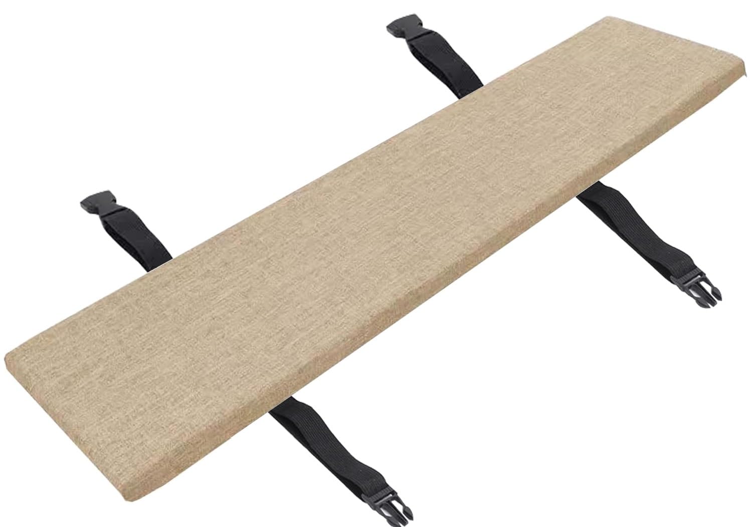 5cm Dick Outdoor Bankkissen Bankauflage Stuhlkissen 150cm/120cm/100cm/80cm/200cmX40/50CM,abnehmbarer Rutschfestes Bank Sitzkissen für Gartenbank, Terrasse, Esstisch, Bank, Drinnen(khaki,180x35x5cm)