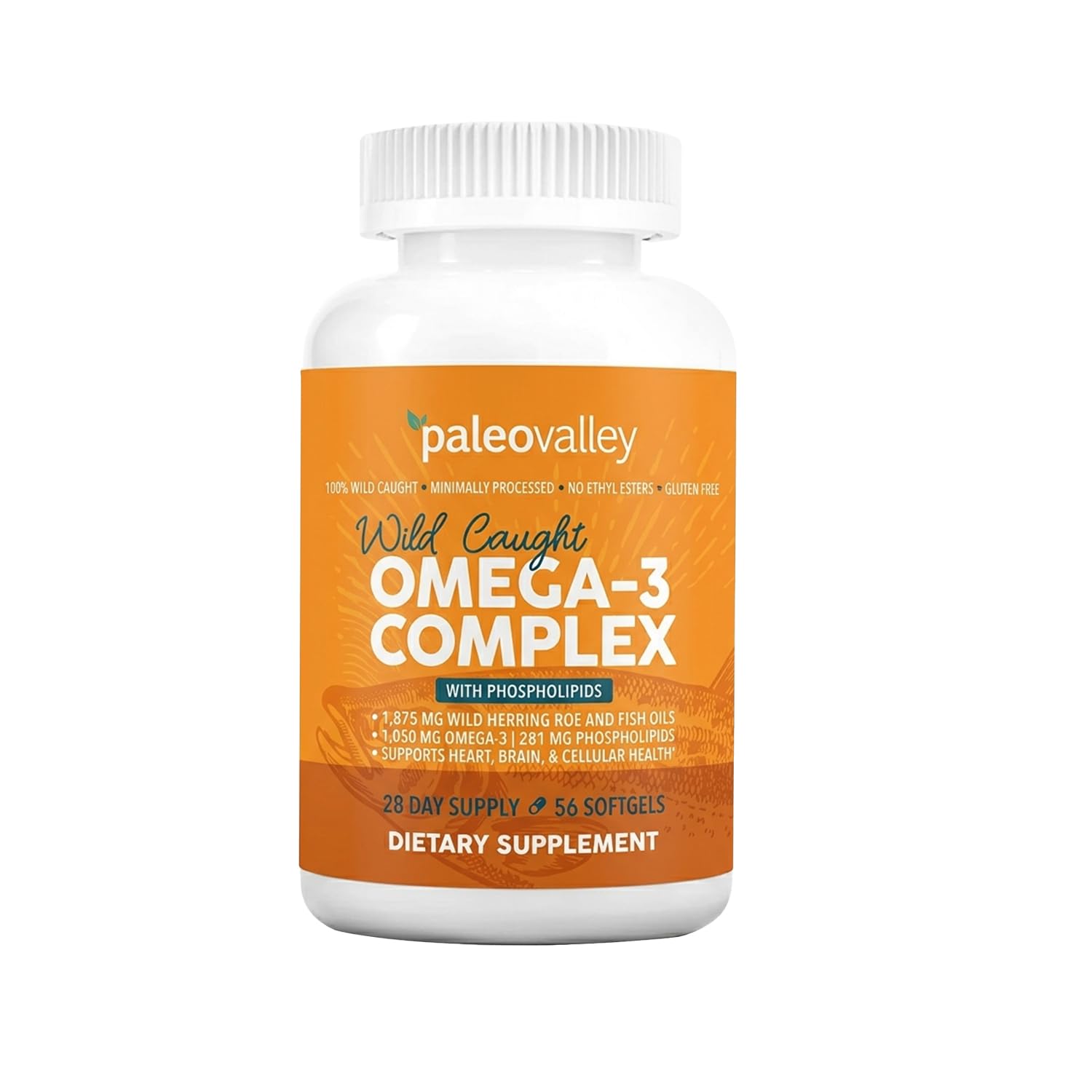 Amazon.com: Paleovalley Omega-3 Complex, Wild Caught Fish Oil