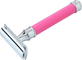 Pearl Shaving Double Edge Safety Razor A-141 (Close comb,Pink)