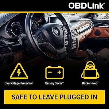 OBDLink CX Bimmercode Bluetooth 5.1 OBD2 Adapter for BMW/Mini, Works with iPhone/iOS & Android, Car Coding, OBD II Diagnostic Scanner