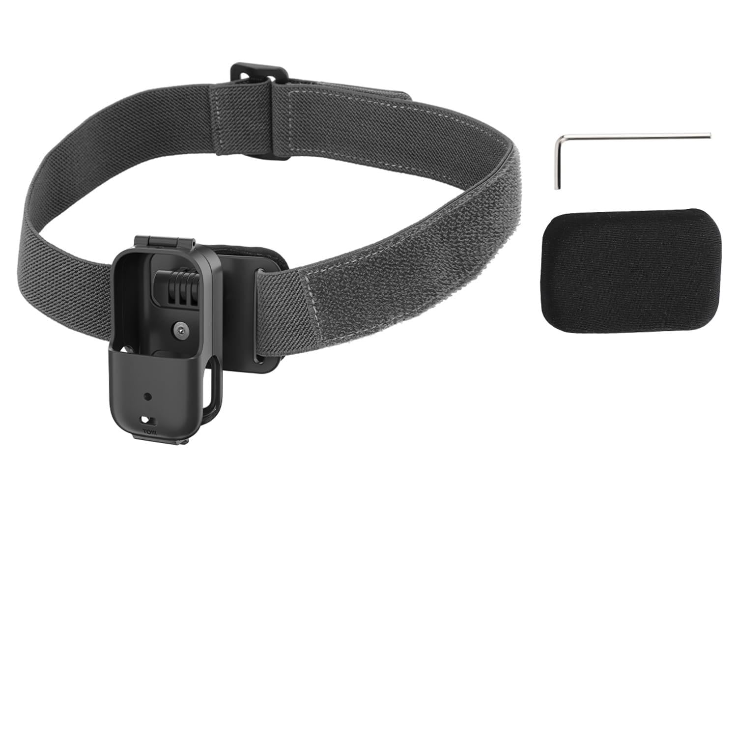 Soporte Arnés para Cabeza Compatible con dji Osmo Nano, Rotación de 360° Ajustable Horizontal-Vertical, Sujeción Manos Libres para Deportes al Aire Libre, Running, Ciclismo, Esquí, Vlogging