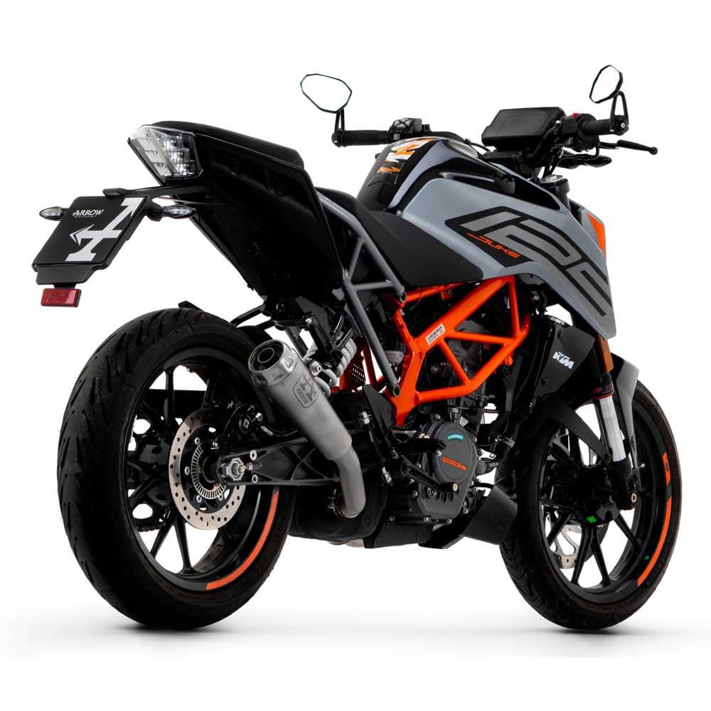 ARROW MARMITTA OMOLOGATA PRO-RACE NICHROM RACCORDO SALDATO KTM DUKE 125/390 '21 RIC.ORIGINALE