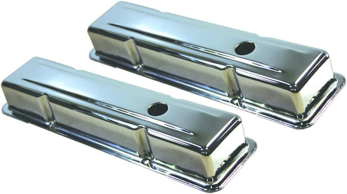 SPC Performance 8196 Short Valve Cover With Baffle for Small Block Chevy