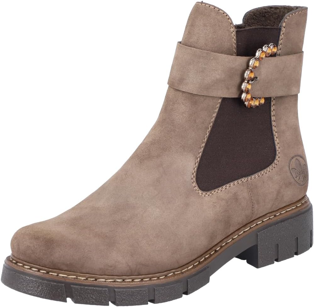 Rieker Dames Z3564 Chelsea-laarzen, bruin, 36 EU, bruin, 36 EU