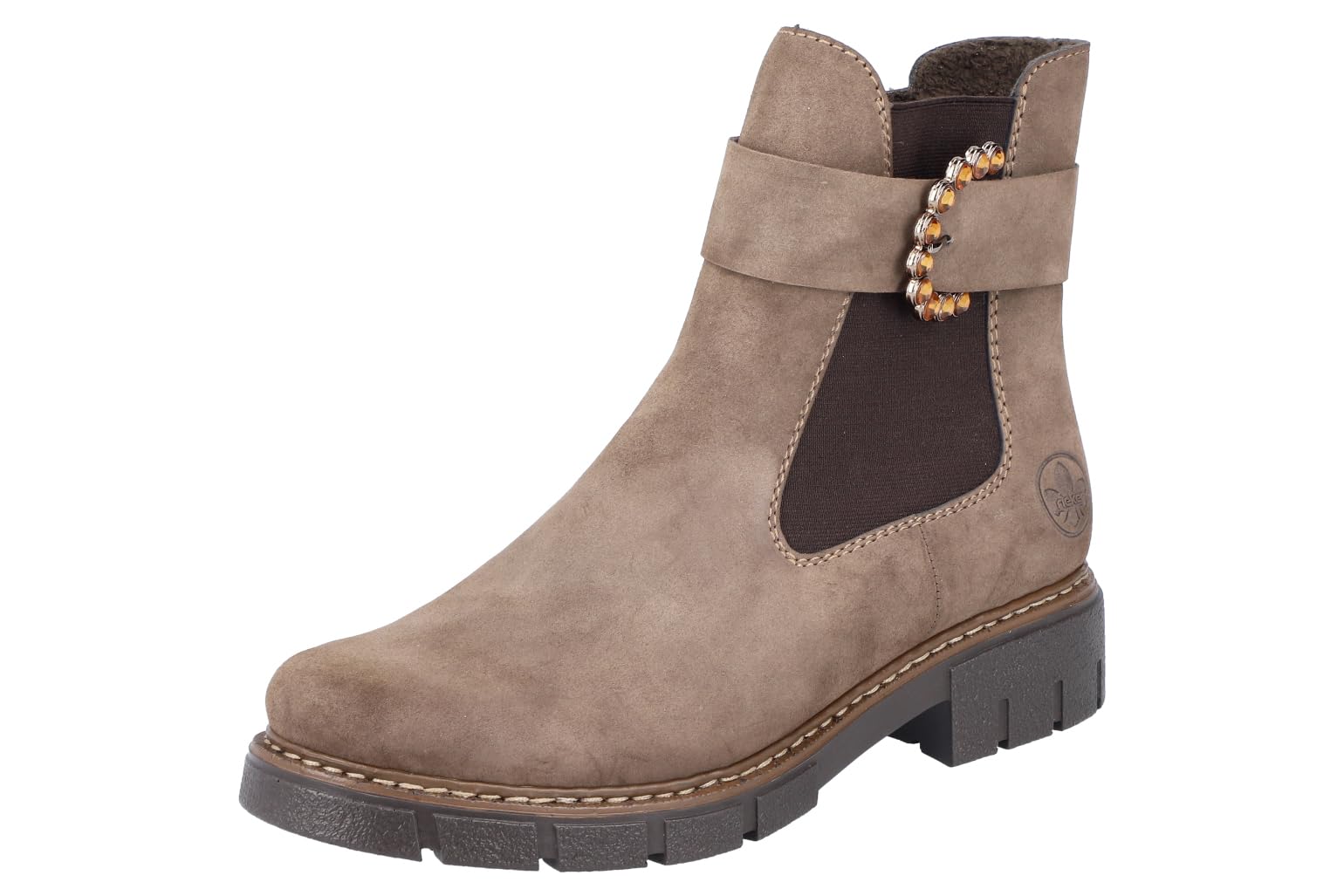 Rieker Dames Z3564 Chelsea-laarzen, bruin, 42 EU, bruin, 42 EU