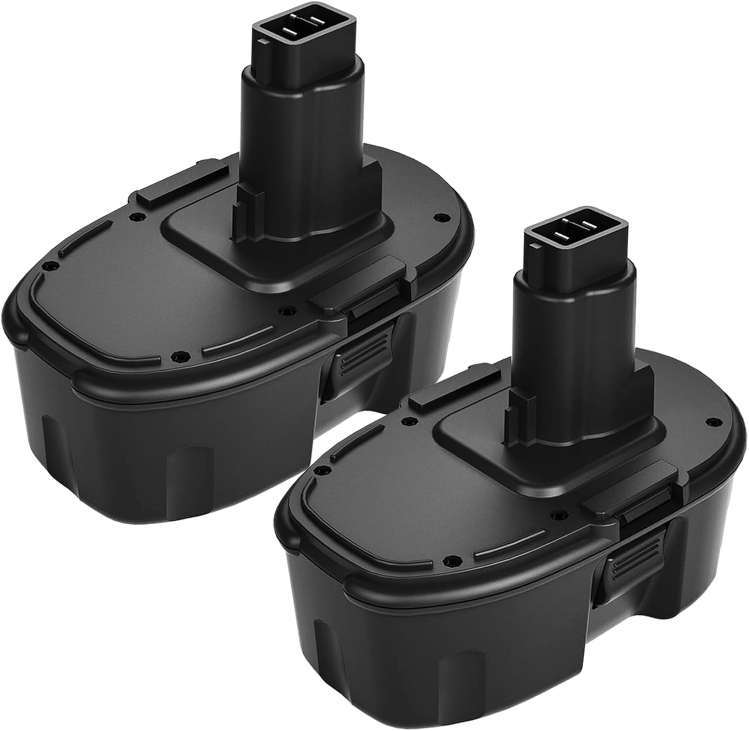 2 Packs Upgraded to 4500mAh Ni-Mh 18V DC9096 DC9098 DC9099 DW9098 Replacement Battery Compatible with Dewalt 18 Volt XRP Batteries DW9095 DW9096 DW9099 DE9039 DE9095 DE9096 DE9098 DE9503 (Black)
