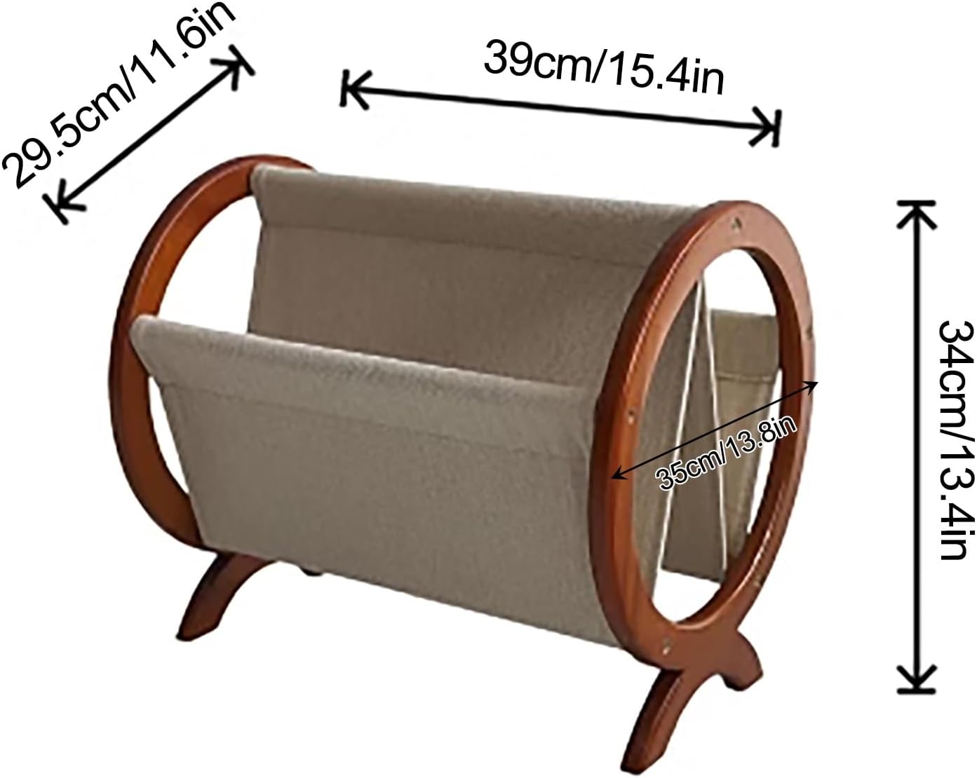 Floor Standing Magazine Rack & Newspaper Holder - 2 Open Tiers Book Display Shelf for Home, Office, Hotel & Exhibition - Versatile Literature Organizer for Various Sizes