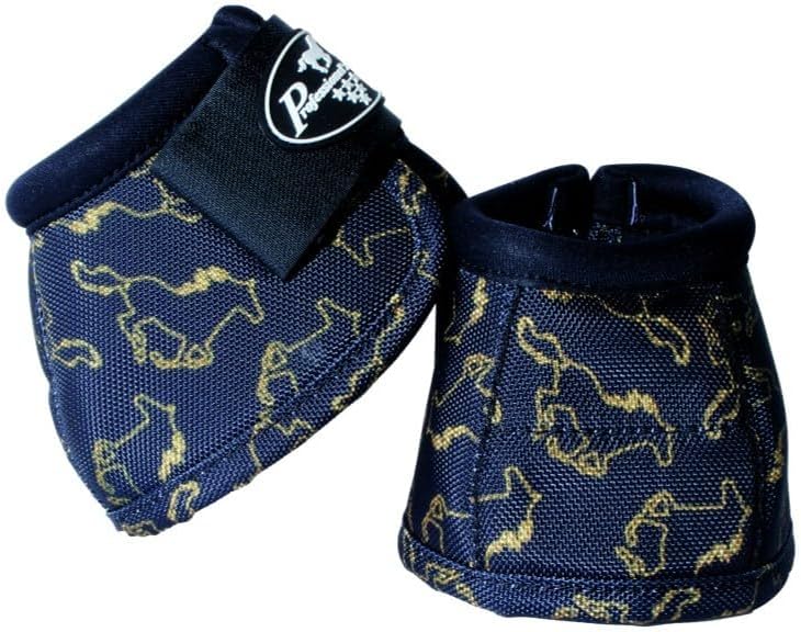 Professional's Choice Ballistic Overreach Bell Boots for Horses | Superb Protection, Durability & Comfort | Quick Wrap Hook & Loop | Sold in Pairs | Large PC Horse
