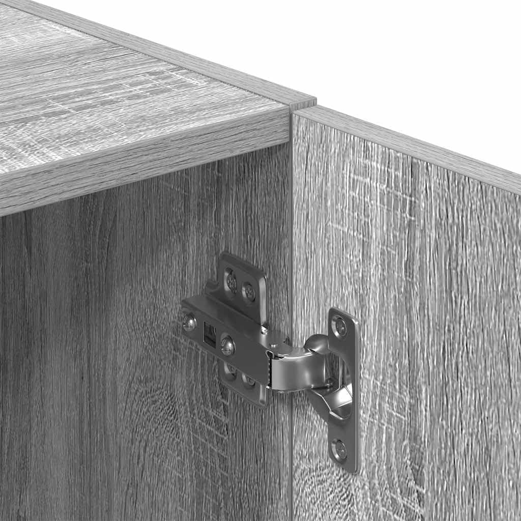 vidaXL Mueble de Cocina Madera ingeniería Gris Sonoma 38x41,5x131,5 cm