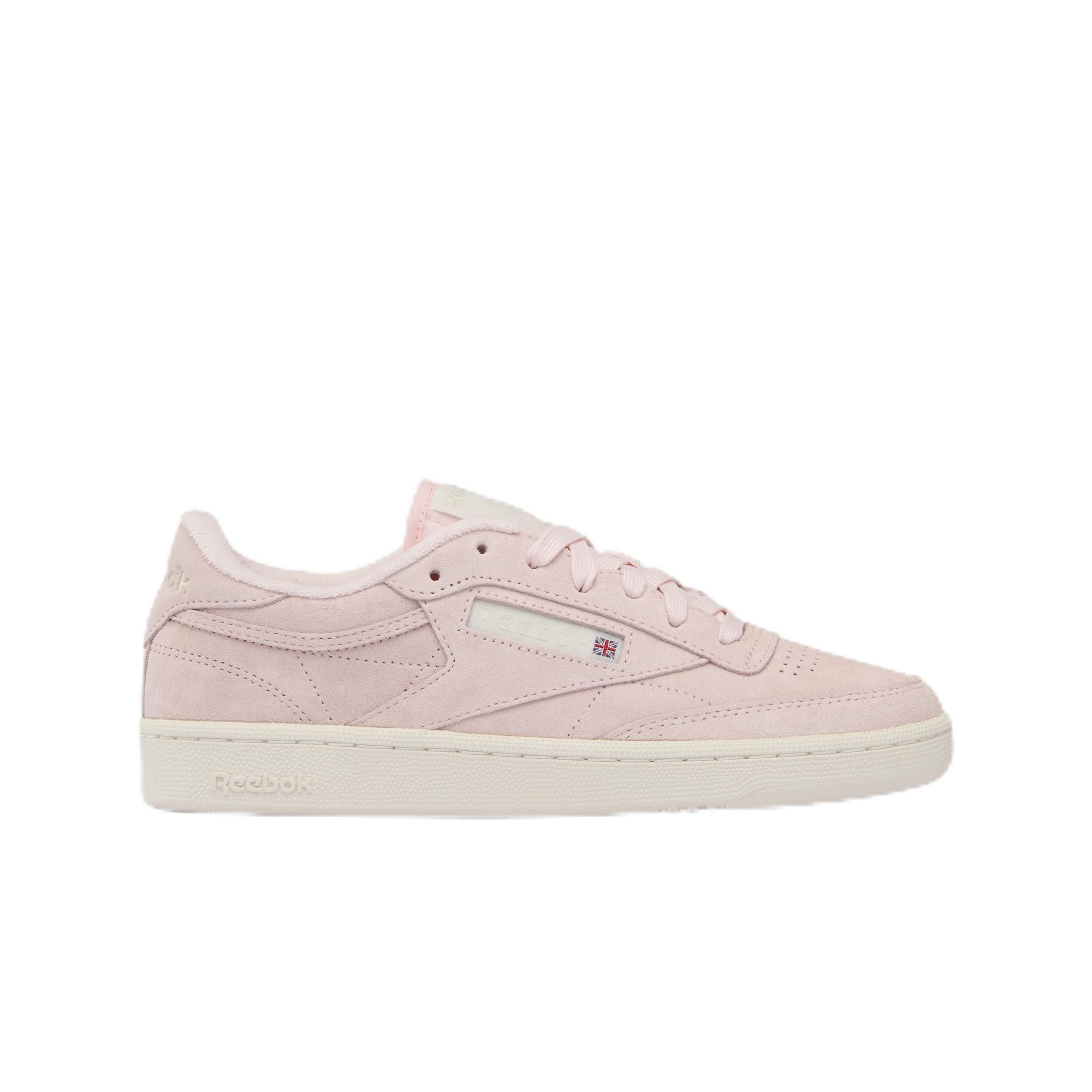 Reebok Women's Club C 85 Trainers, Chalk/Pure Pink/Alabaster, 42 EU
