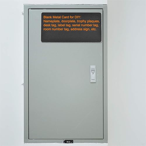 Miniatura 4 de uxcell Tarjeta de metal en blanco 3.937x1.969x0.031 in Placa de aluminio anodizado para bricolaje Impresión láser Grabado Negro 5 Unidades