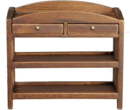 oak baby changing table