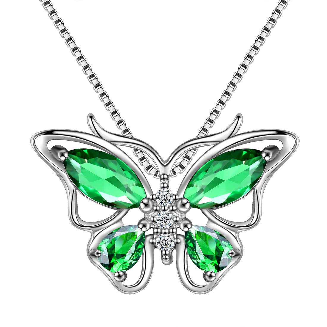 Aurora Tears Butterfly Necklace