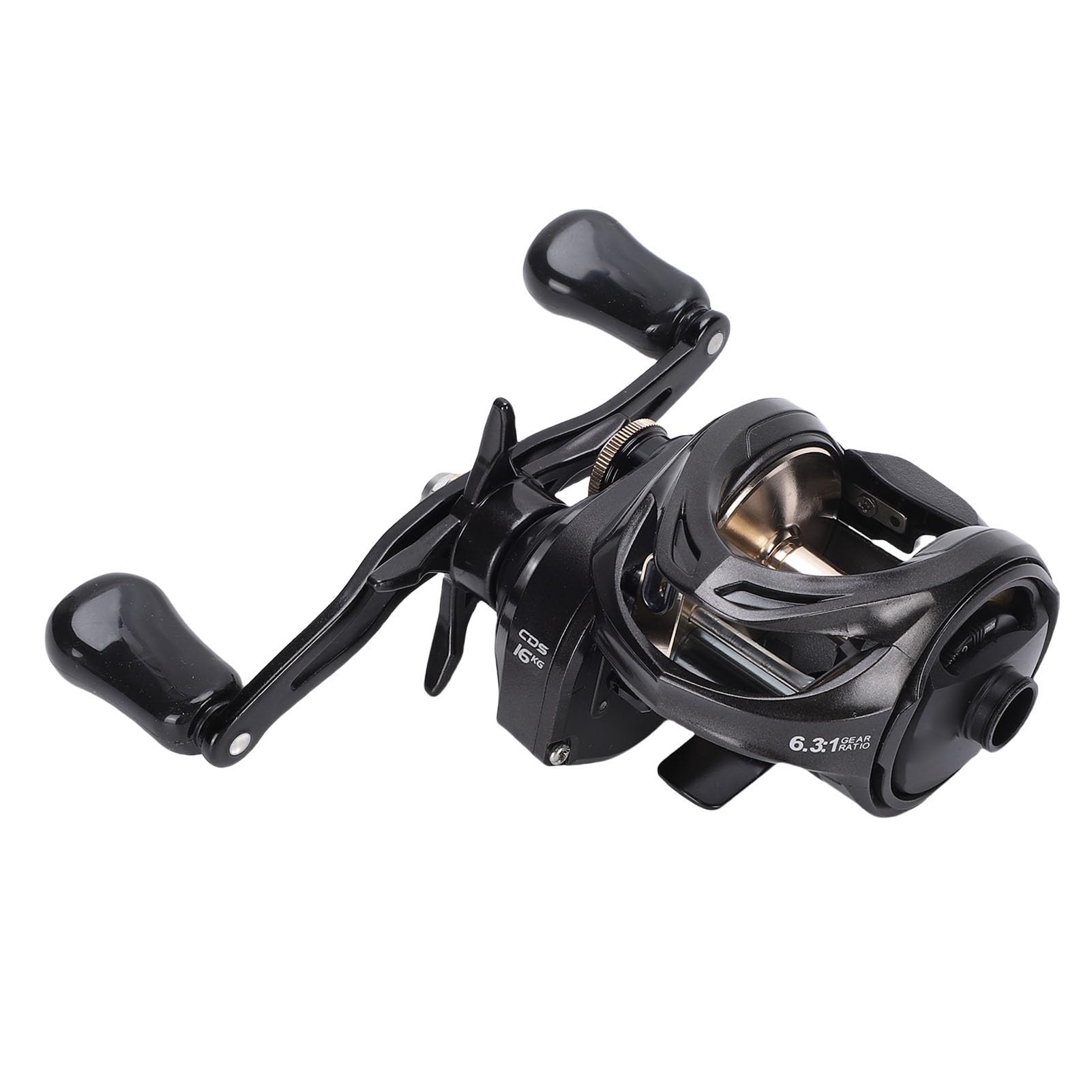 Prawy Uchwyt Baitcaster 16KG Hamulec |Lekki Kompozytowy Kołowrotek na Przynęty do Połowów Słodkowodnych w Słonej wodzie. Gotowy do Dalekich Rzutów
