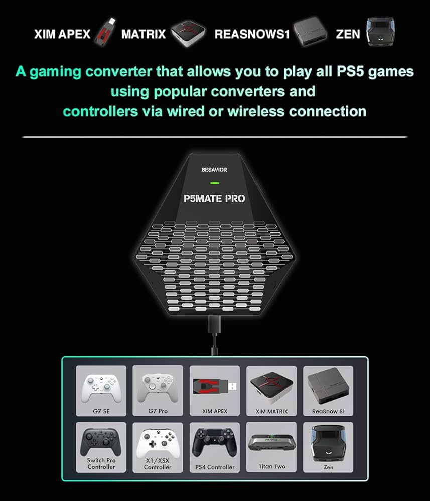 Amazon.com: Besavior Besavior P5Mate Pro Converter Wired