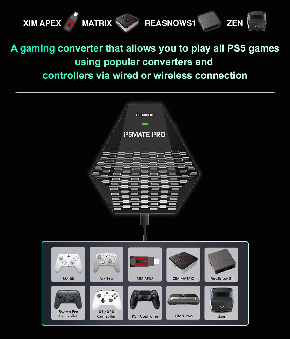 Amazon.com: Besavior Besavior P5Mate Pro Converter Wired