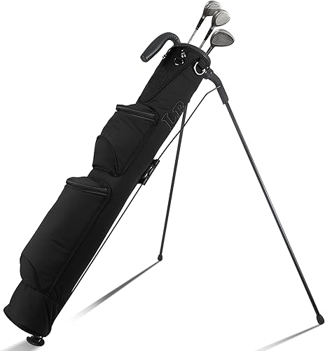 Bolsa de golf ligera, fácil de llevar, pequeña bolsa de golf con divisores de longitud completa de 2 vías y bolsillos, para el campo de prácticas,